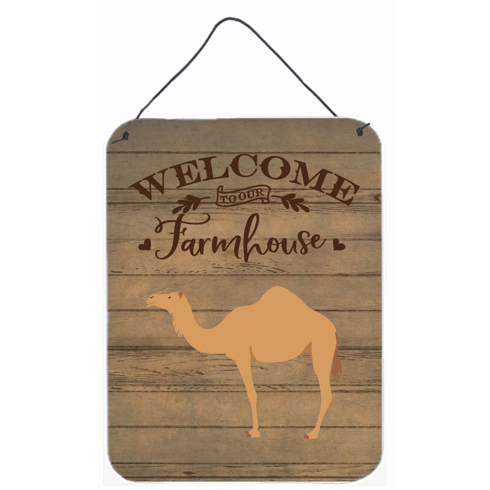 'Caroline'S Treasures Arabian Camel Dromedary Welcome Door Hanging Prints Wall-Decor, Multicolor''