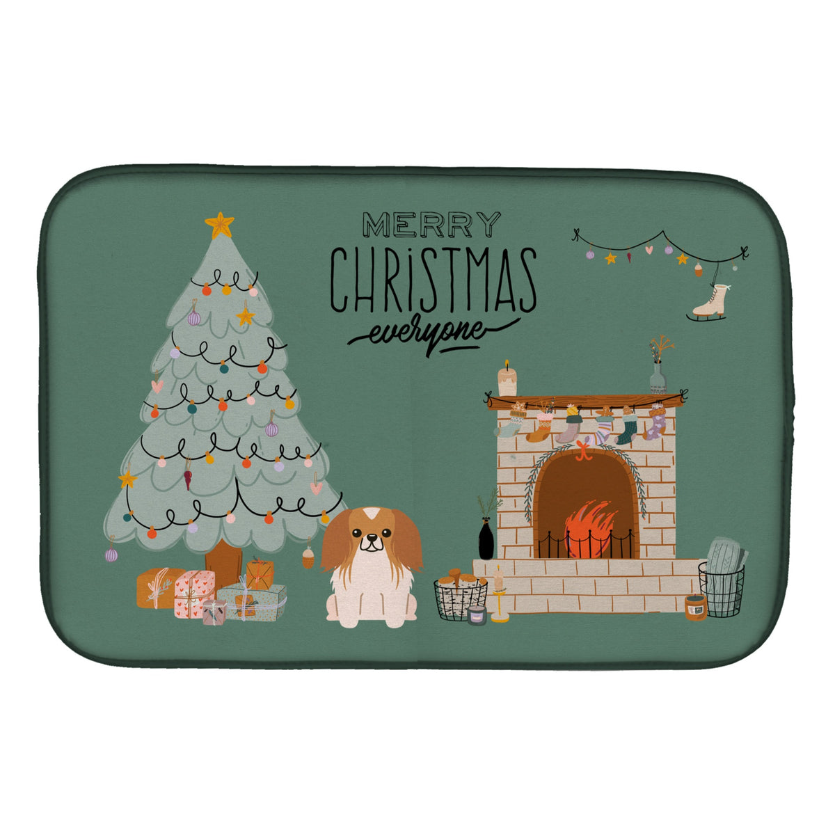 'Caroline'S Treasures Red White Pekingese Christmas Everyone Dish-Drying-Mats, 14 X 21, Multicolor''