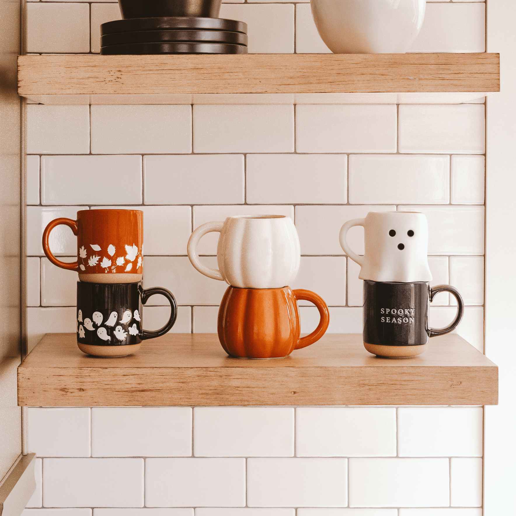 Orange Pumpkin 19oz. Figural Coffee Mug