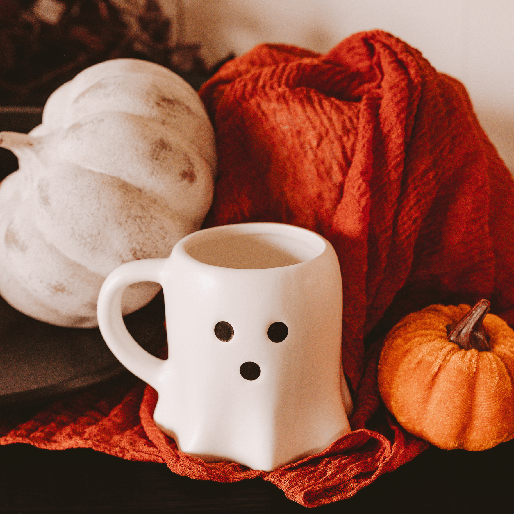 Ghost Face 12oz. Figural Coffee Mug