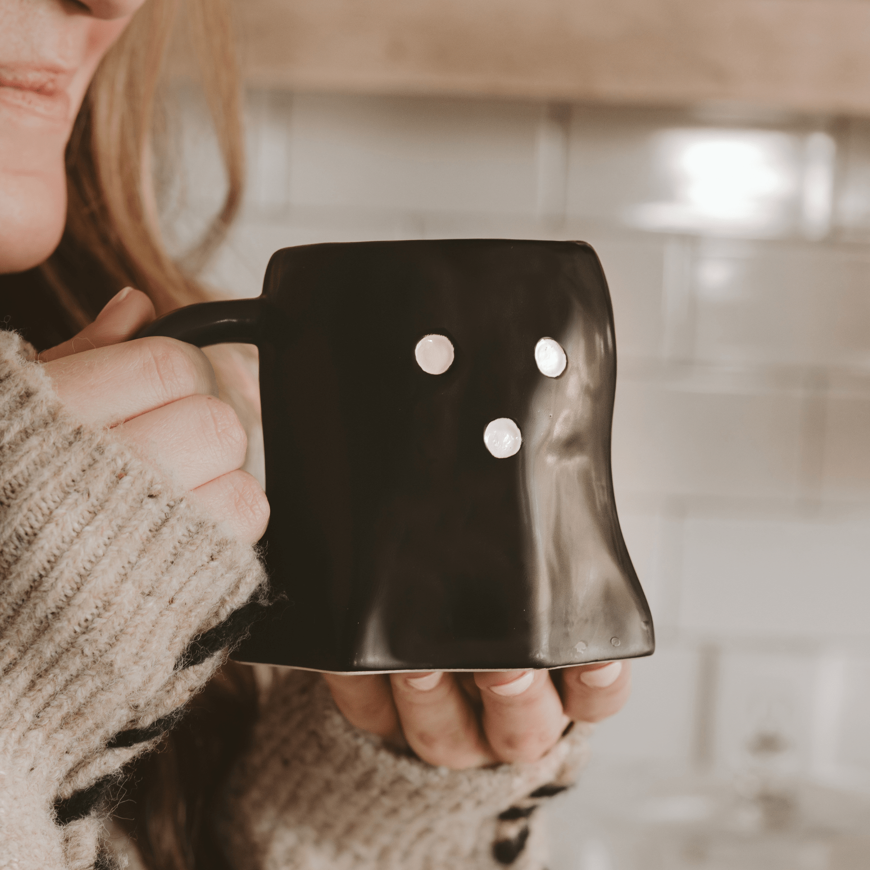 Black Ghost 12oz. Figural Coffee Mug