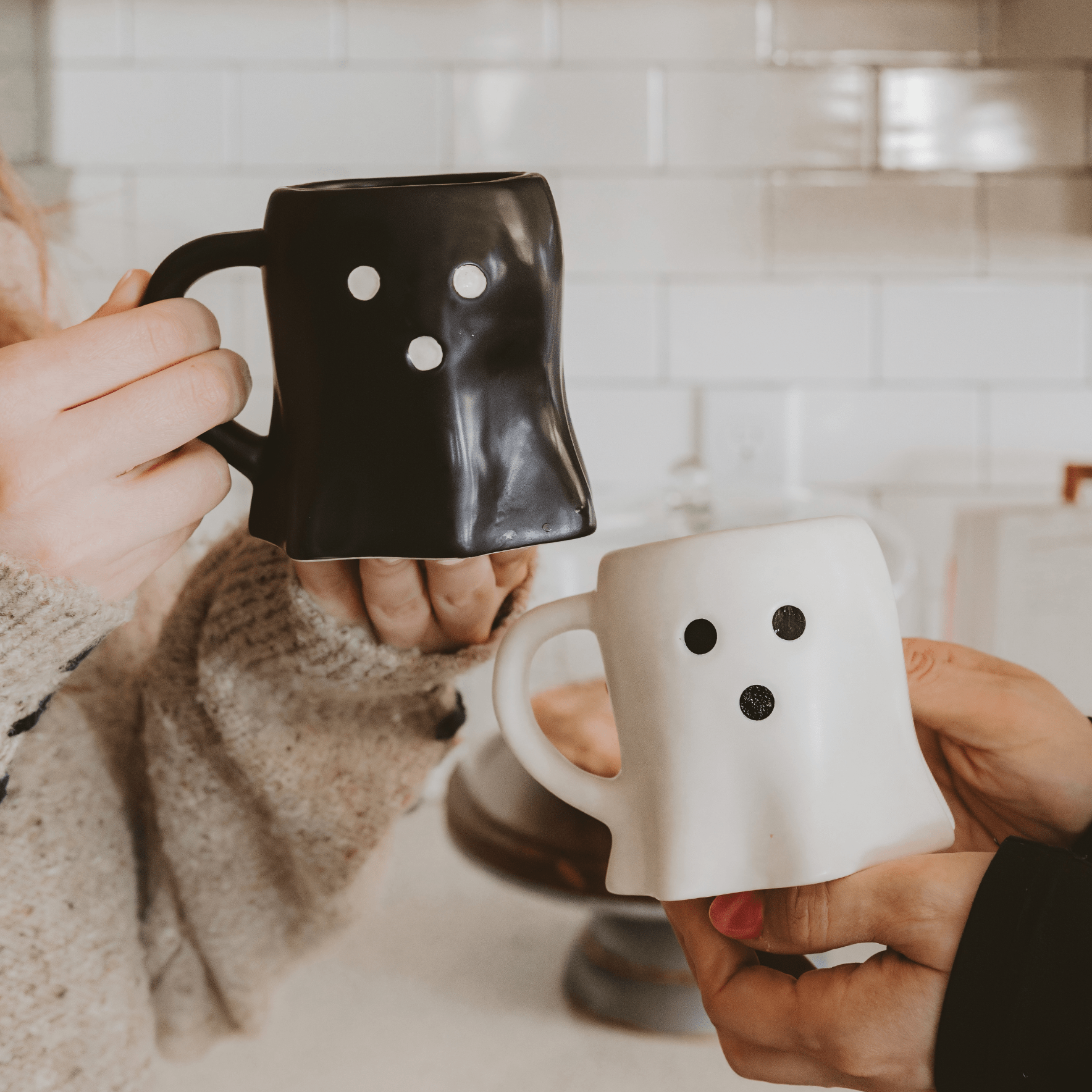 Ghost Face 12oz. Figural Coffee Mug