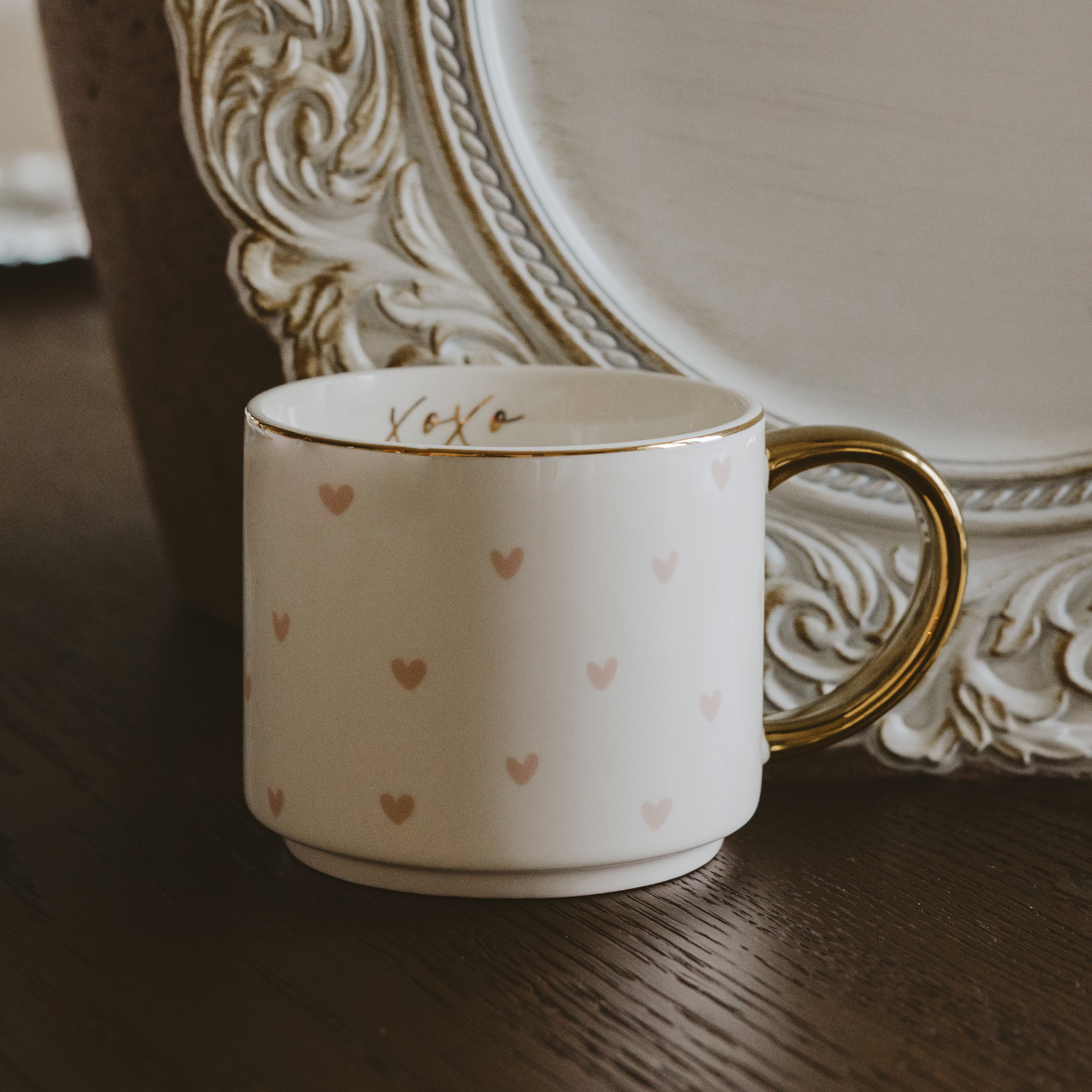 Hearts 14oz. Coffee Mug