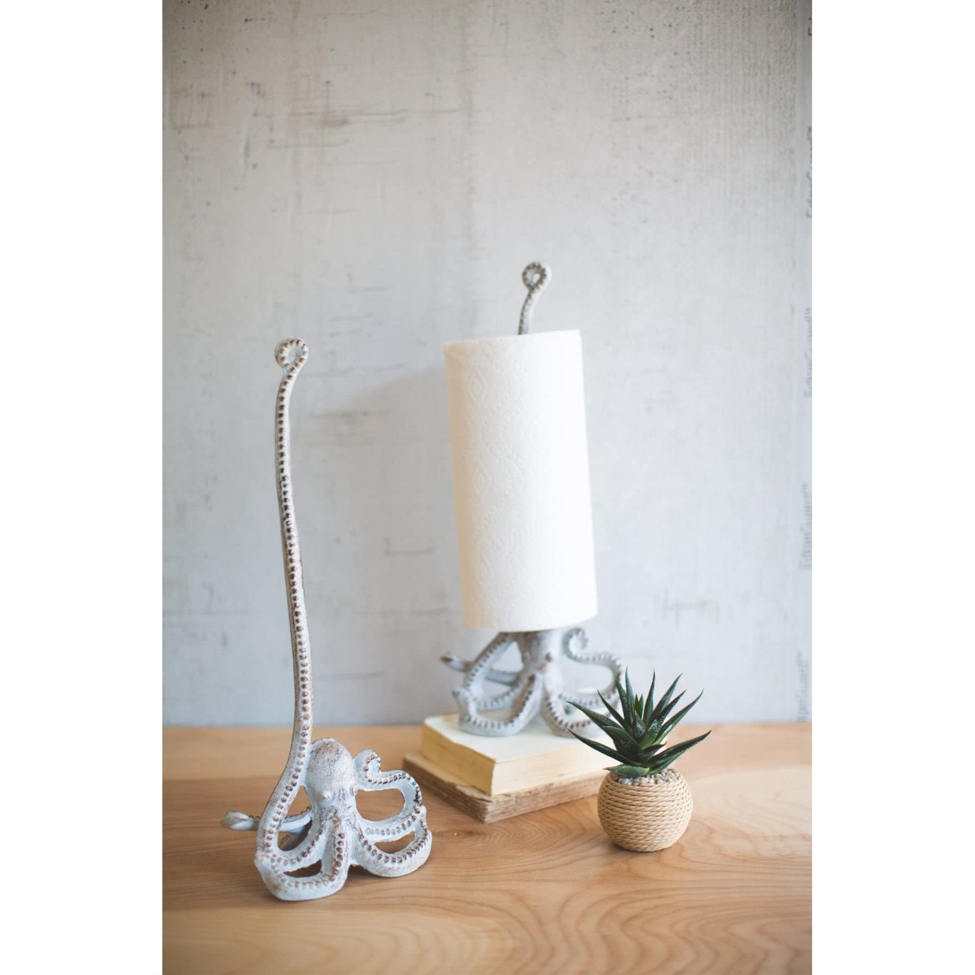 Cast Iron Octopus Paper Towel Holder