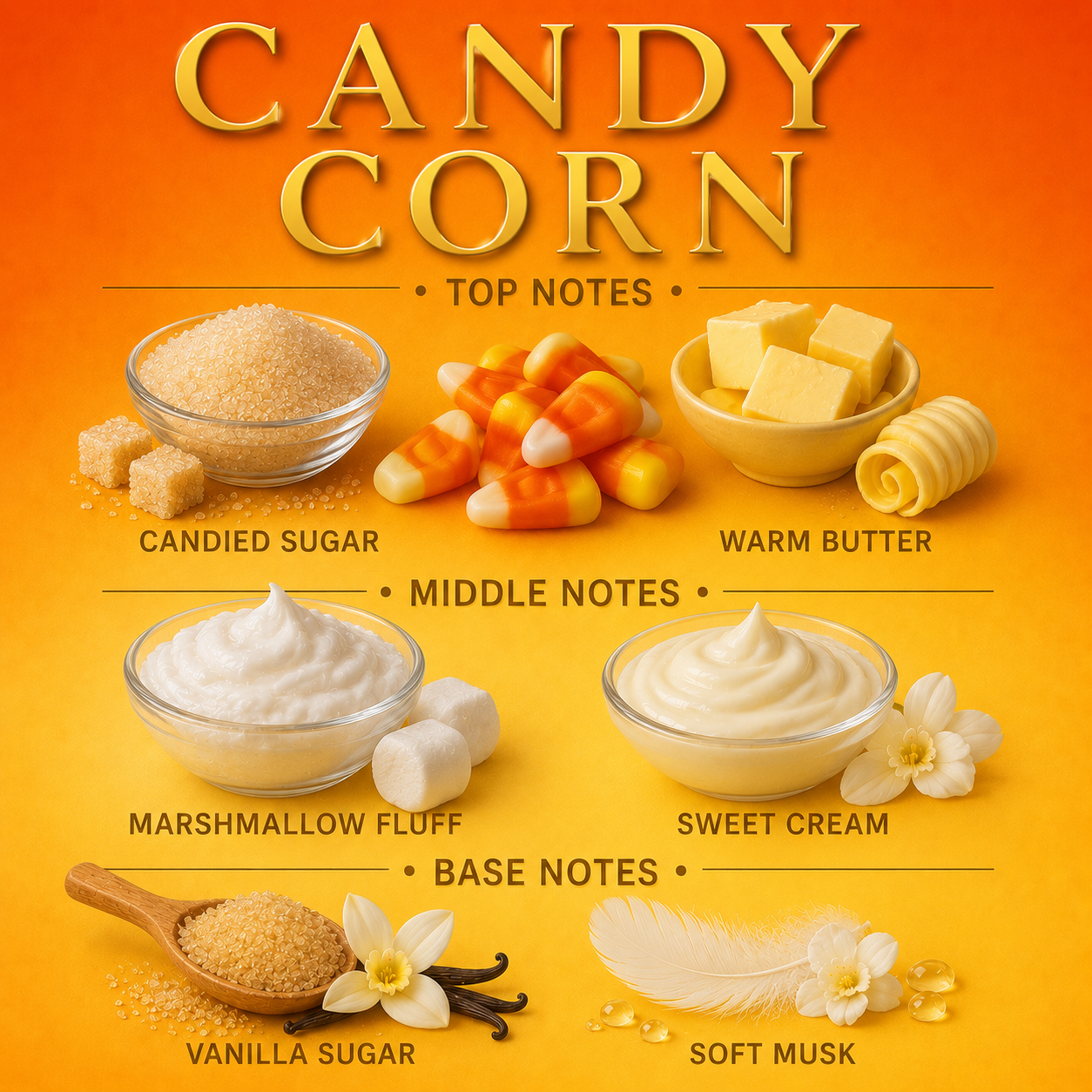 Candy Corn Original Candle