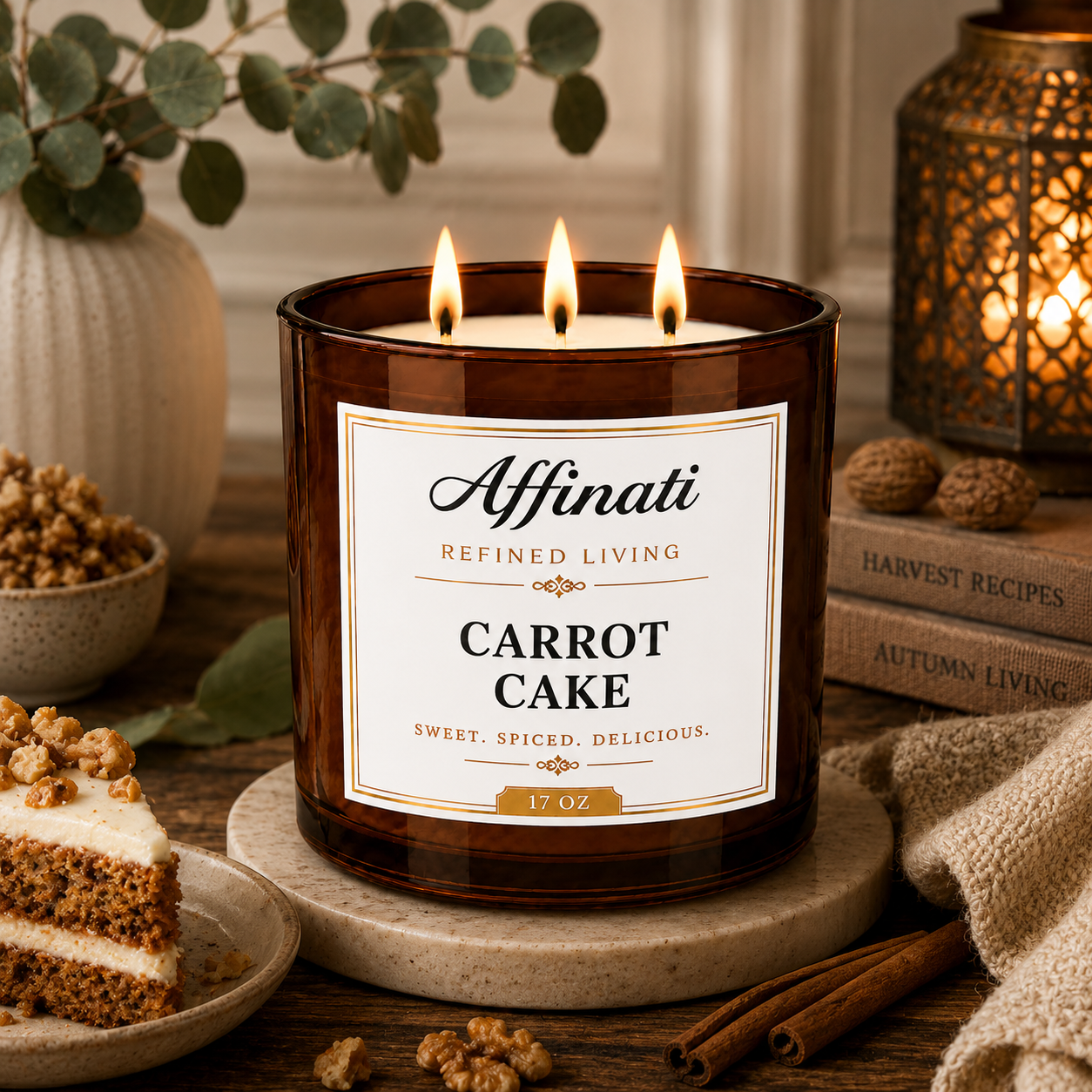 Carrot Cake 3-Wick Candle