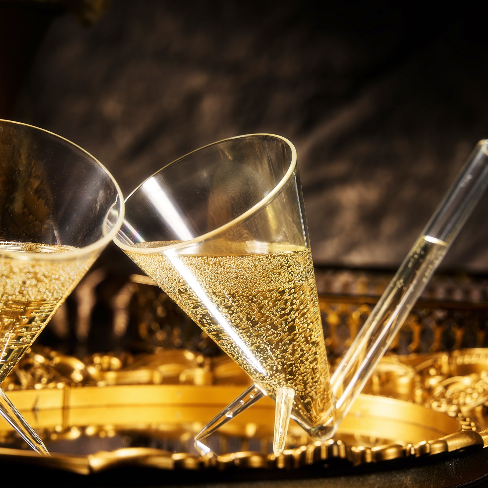 Festa Acrylic Champagne Shooter, Set of 2