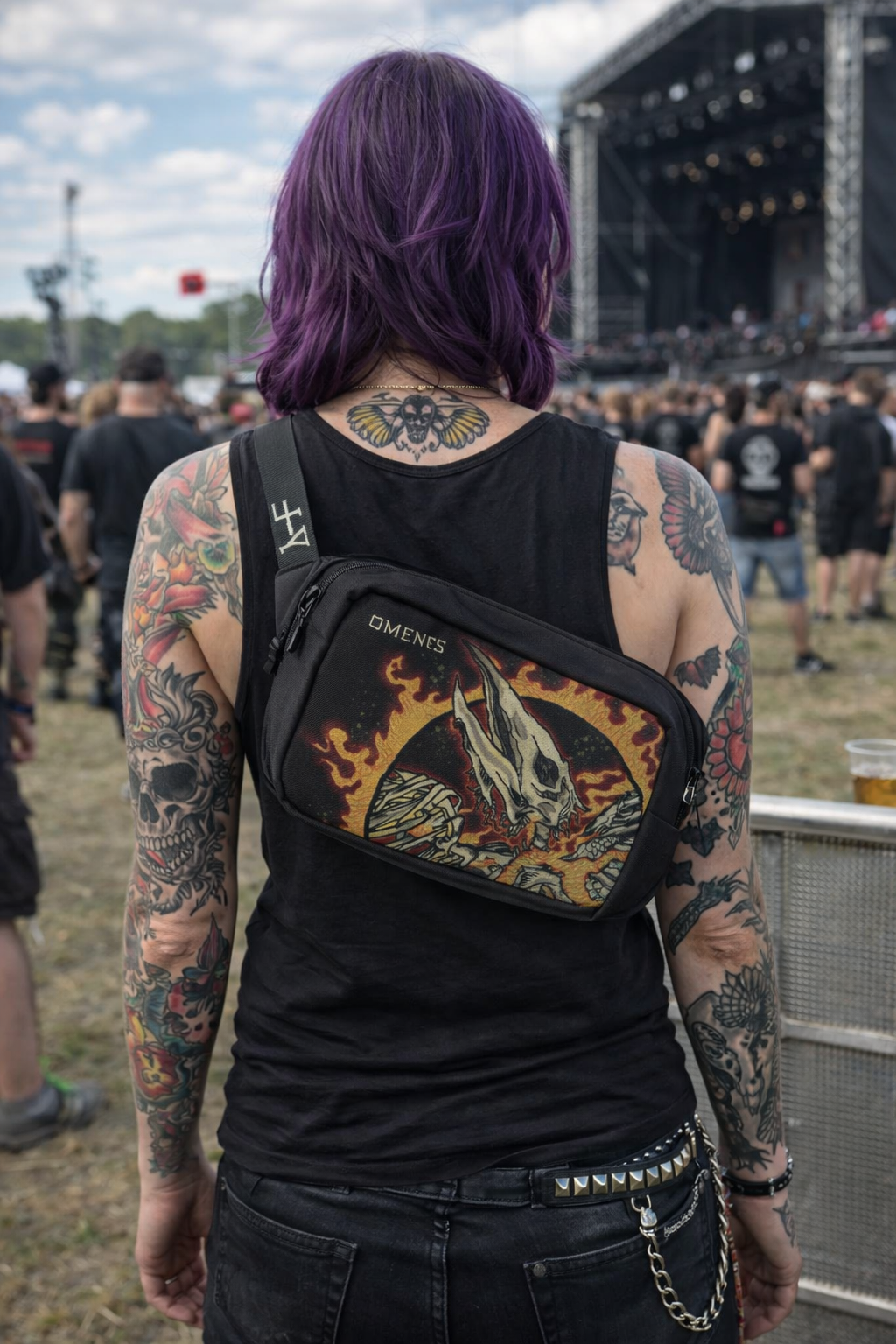 Rocksax Lamb Of God Shoulder Bag - Omens
