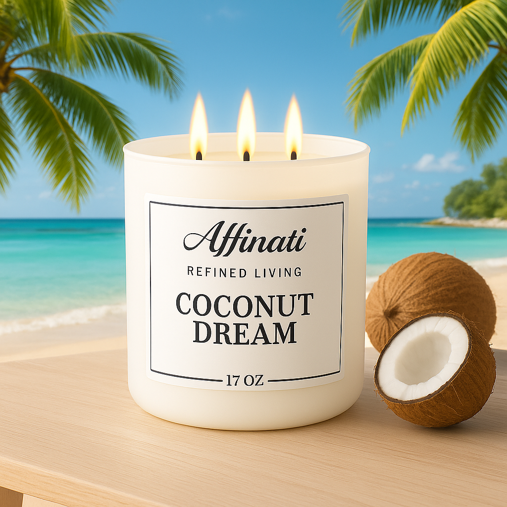 3-Wick Coconut Dream Candle