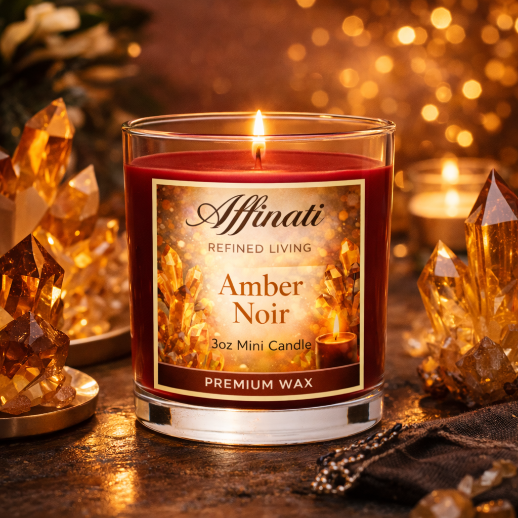 Amber Noir Mini Candle