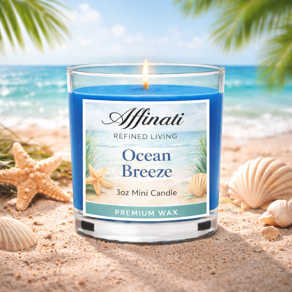 Ocean Breeze Mini Candle