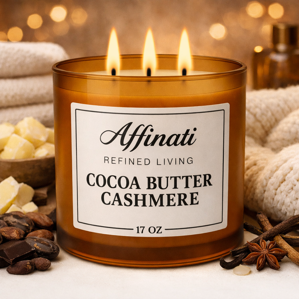 3-Wick Cocoa Butter Cashmere Candle