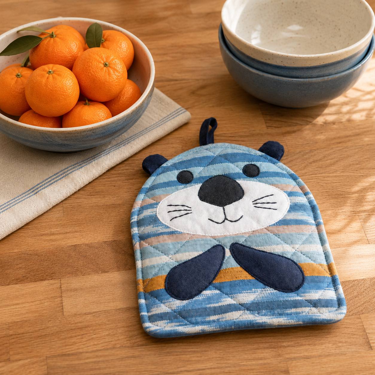 Sea Otter Pot Holder and Trivet