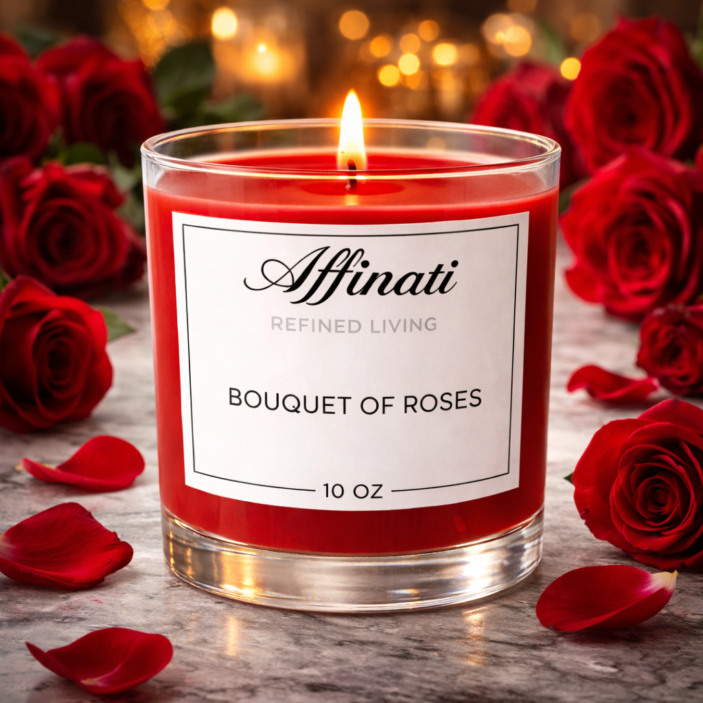 Bouquet of Roses Original Candle