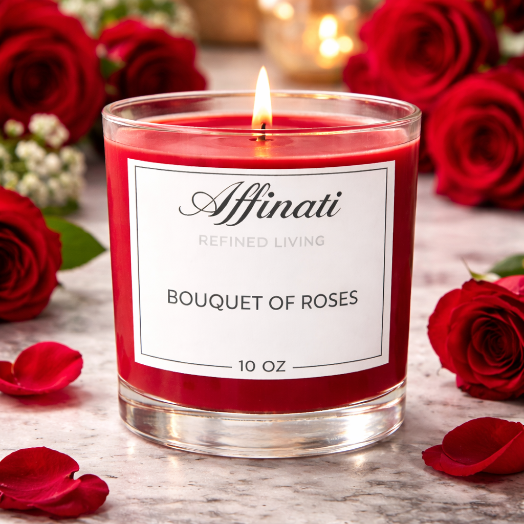 Bouquet of Roses Original Candle