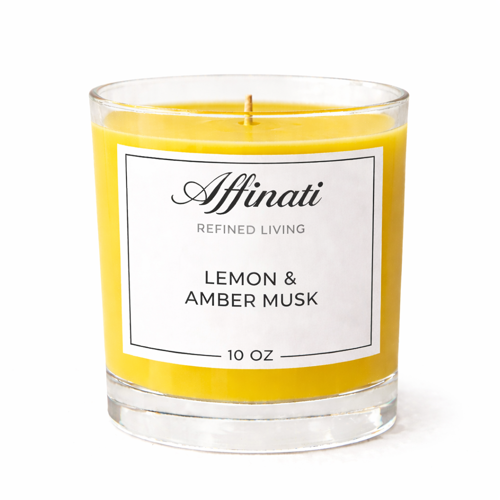 Lemon & Amber Musk Original Candle