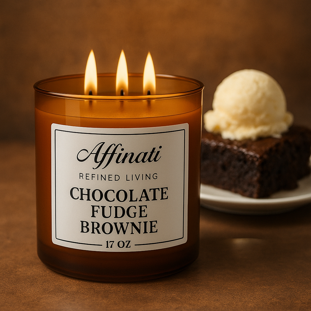 3-Wick Chocolate Fudge Brownie Candle