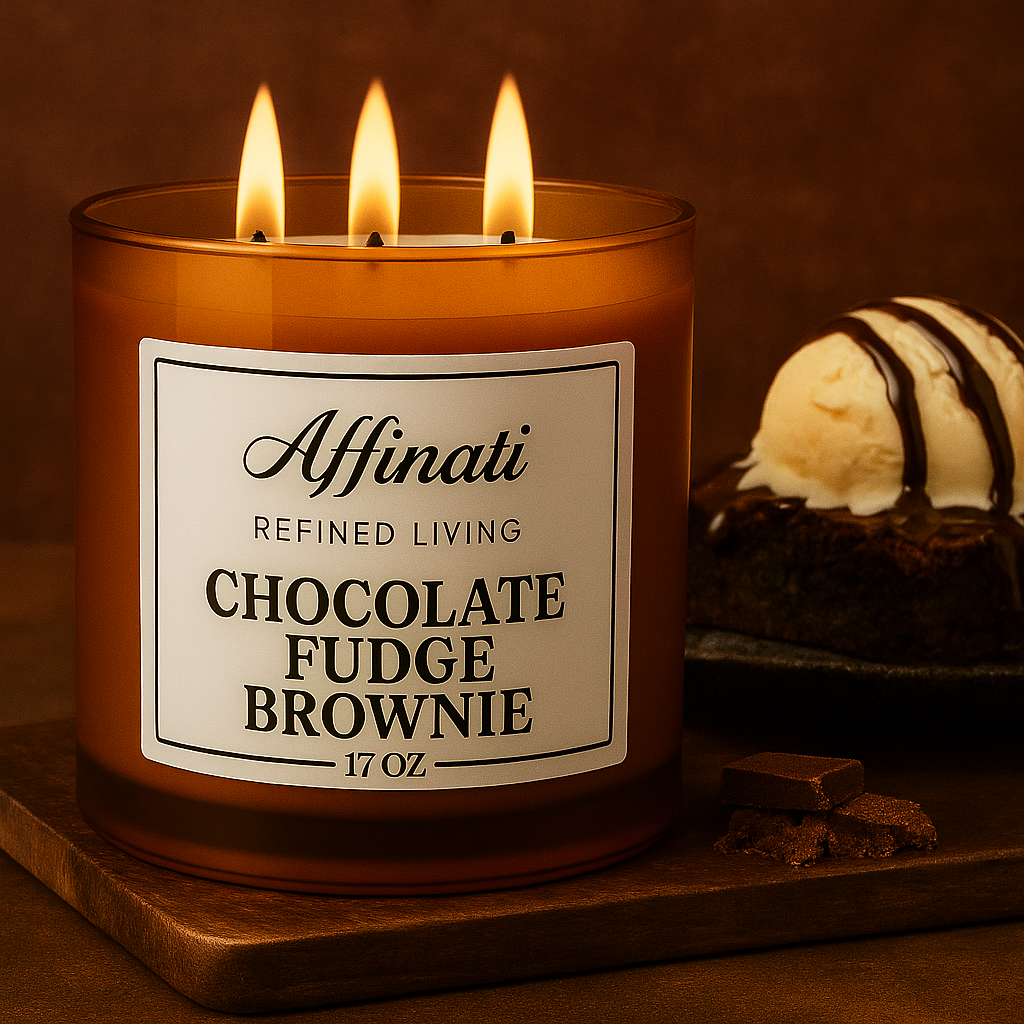 3-Wick Chocolate Fudge Brownie Candle