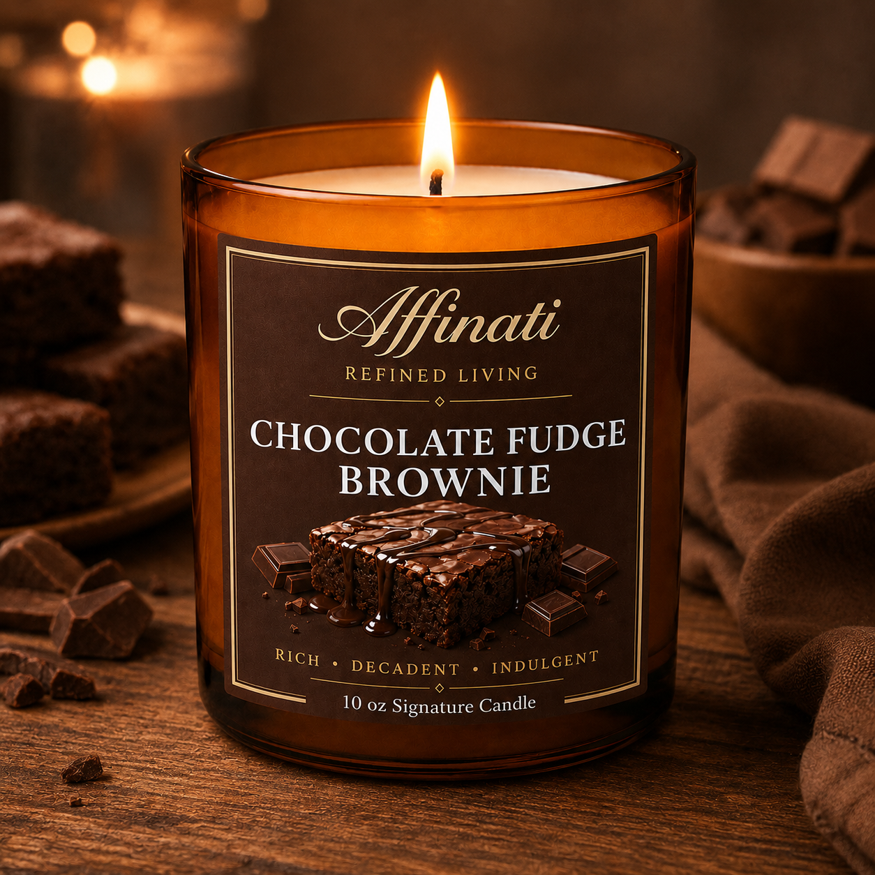Chocolate Fudge Brownie Signature Candle