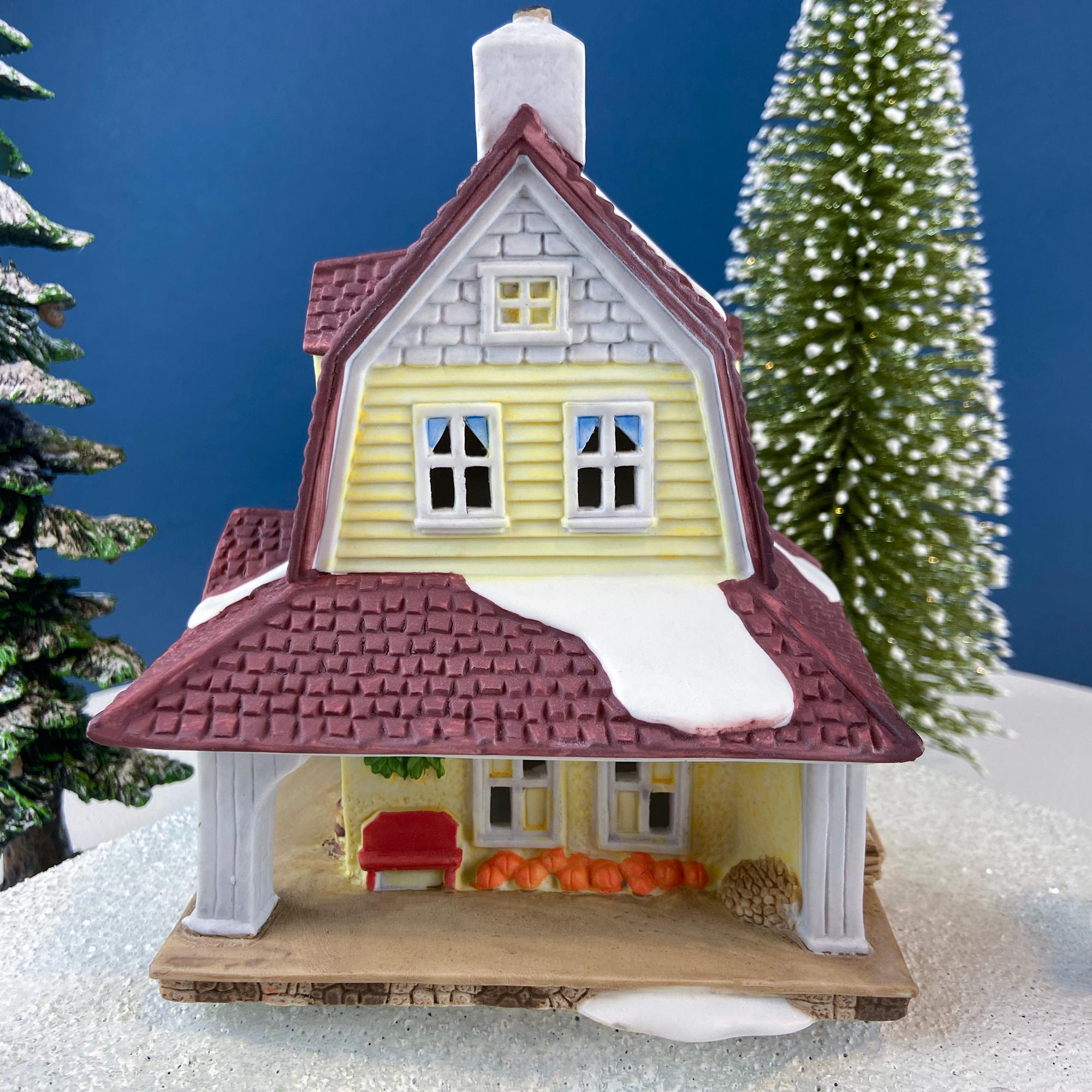 Christmas Village Van Tassel Manor by Department 56. Enchanted New England Village Series. Illuminated Holiday House or Retail Decor.