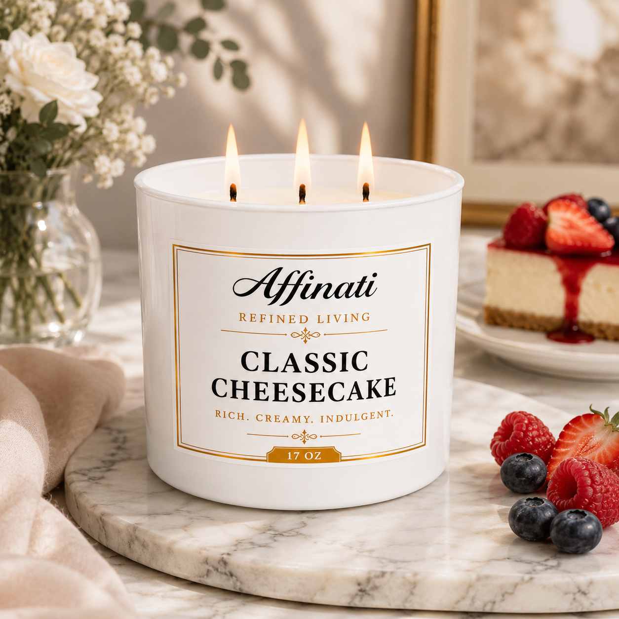 Classic Cheesecake 3-Wick Candle