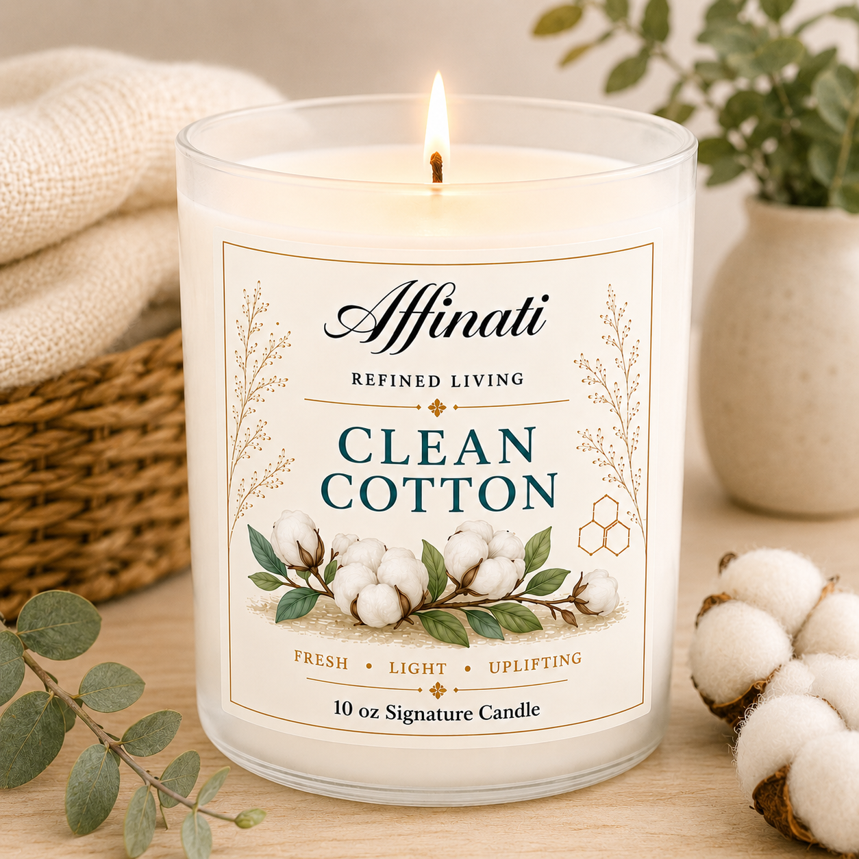Clean Cotton Signature Candle
