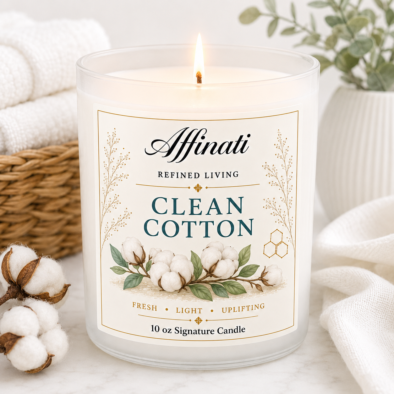 Clean Cotton Signature Candle