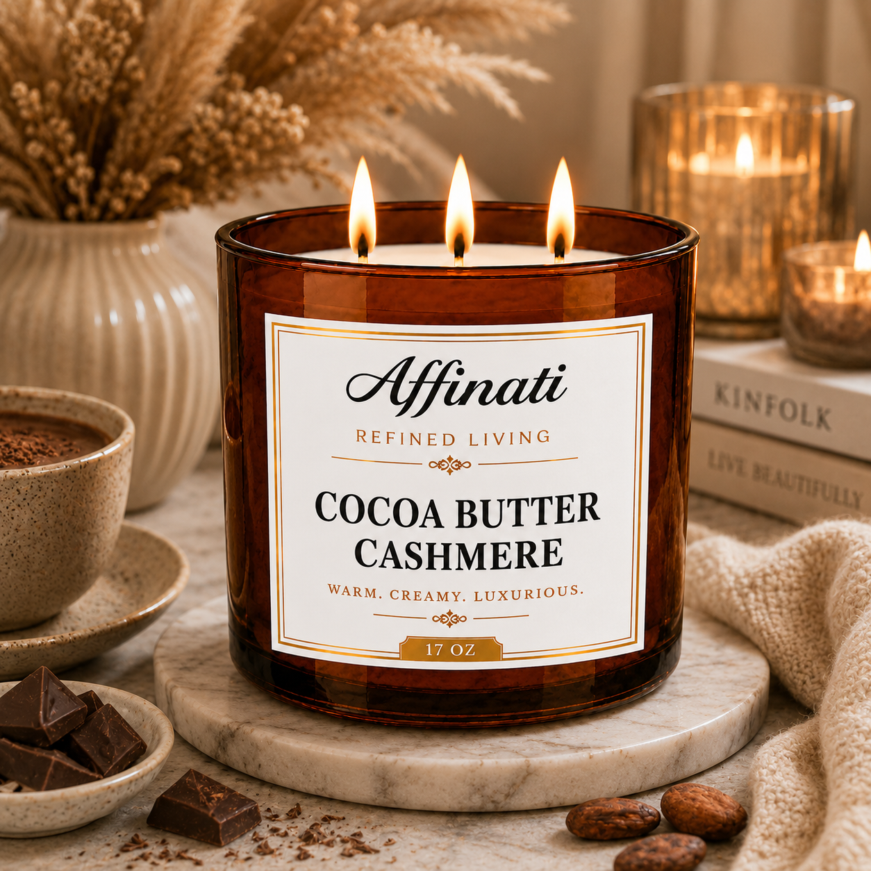 Cocoa Butter Cashmere 3-Wick Candle