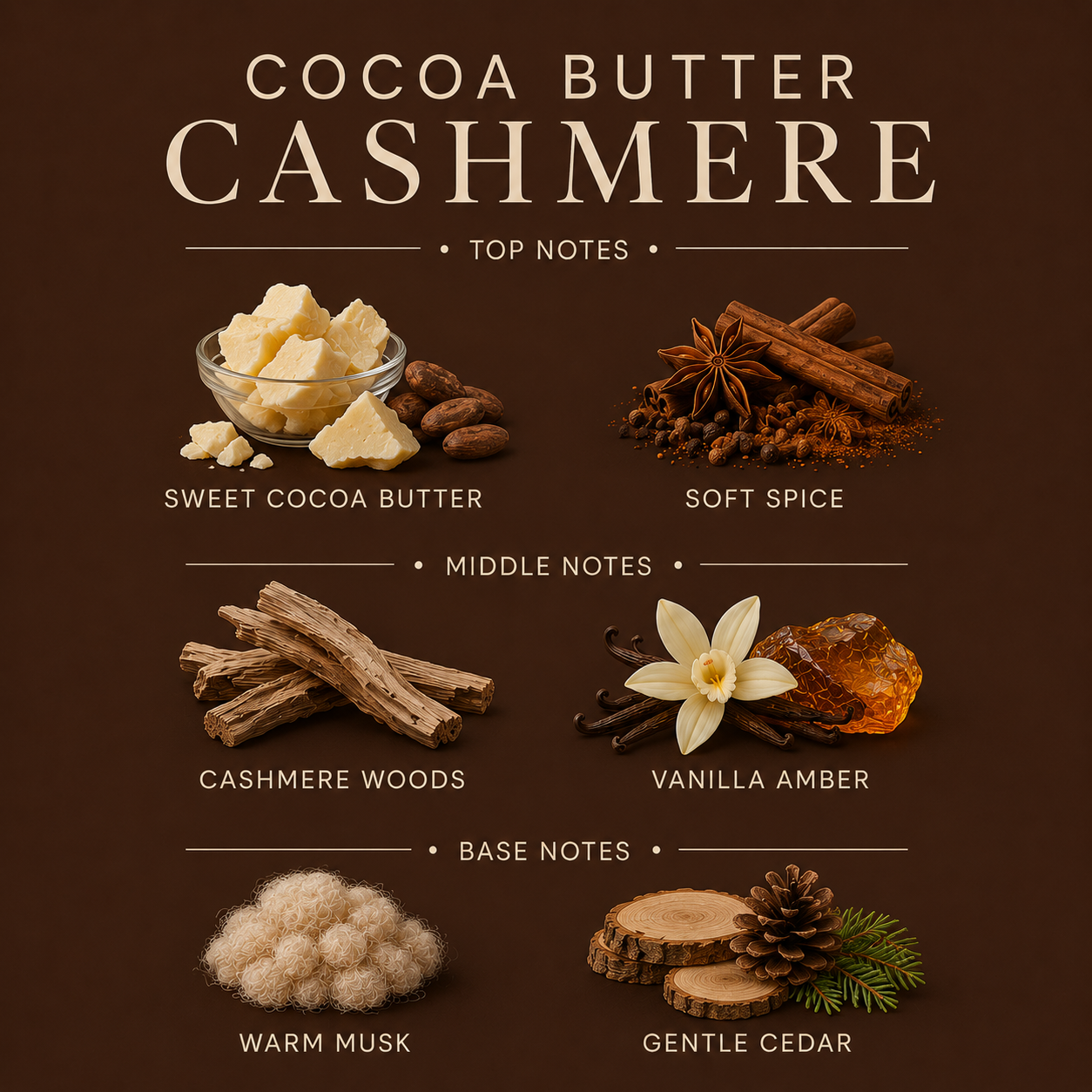 Cocoa Butter Cashmere Signature Candle