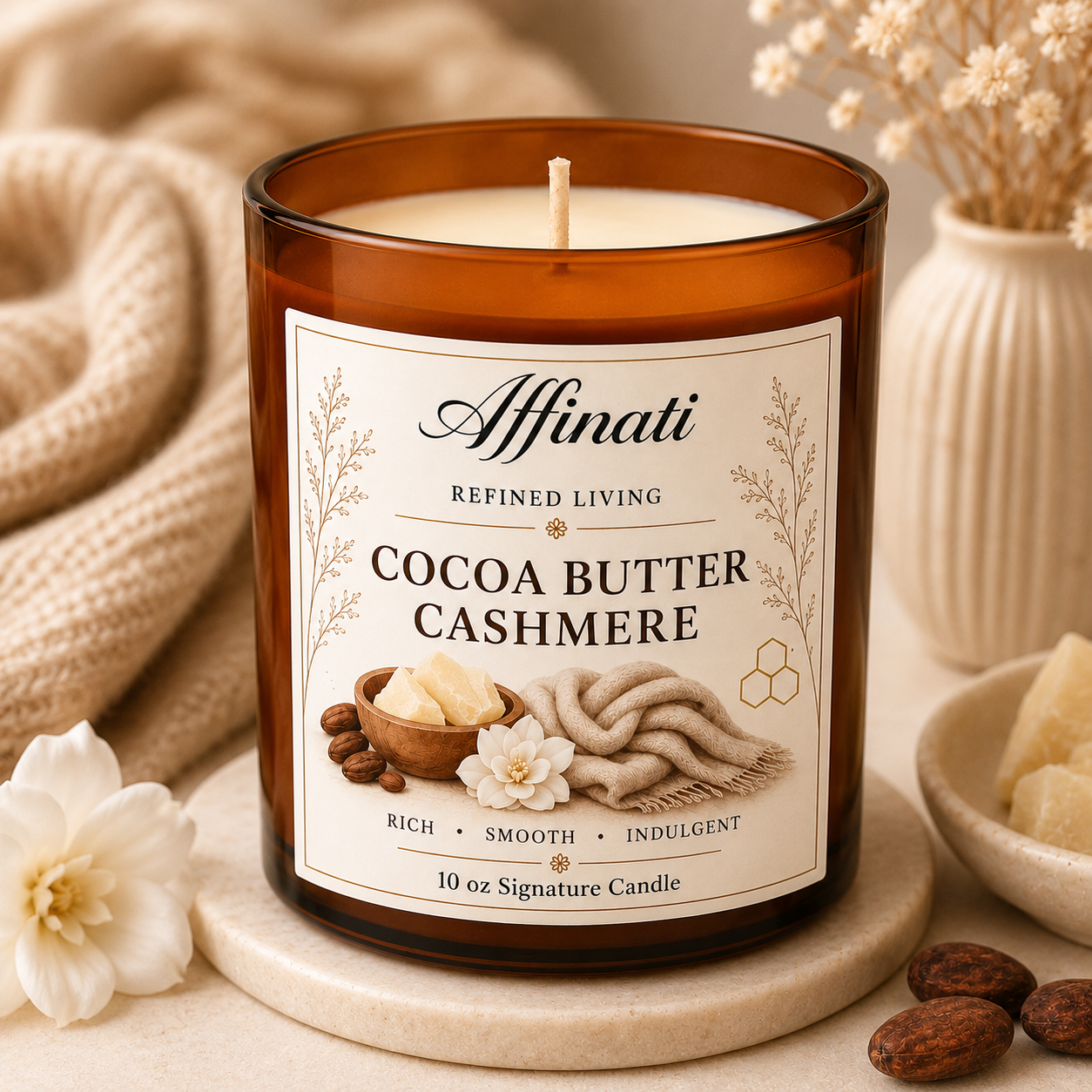 Cocoa Butter Cashmere Signature Candle