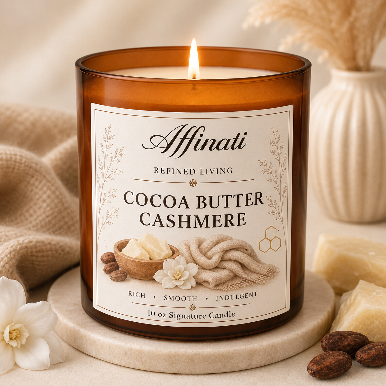 Cocoa Butter Cashmere Signature Candle
