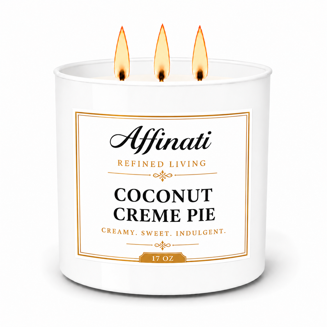 Coconut Creme Pie 3-Wick Candle