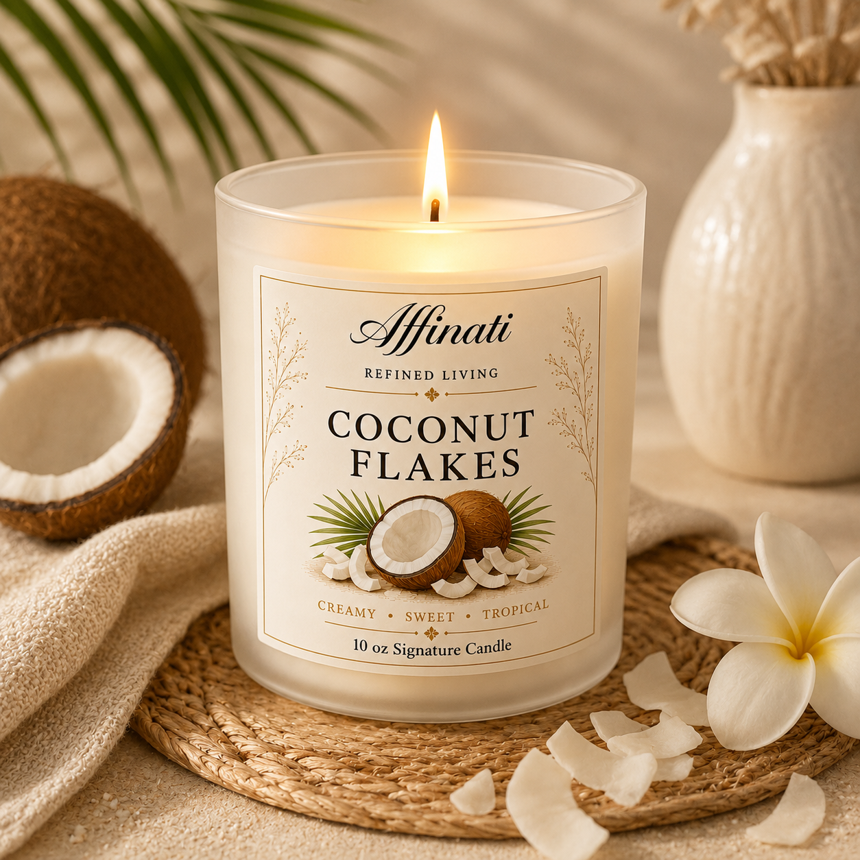Coconut Flakes Signature Candle