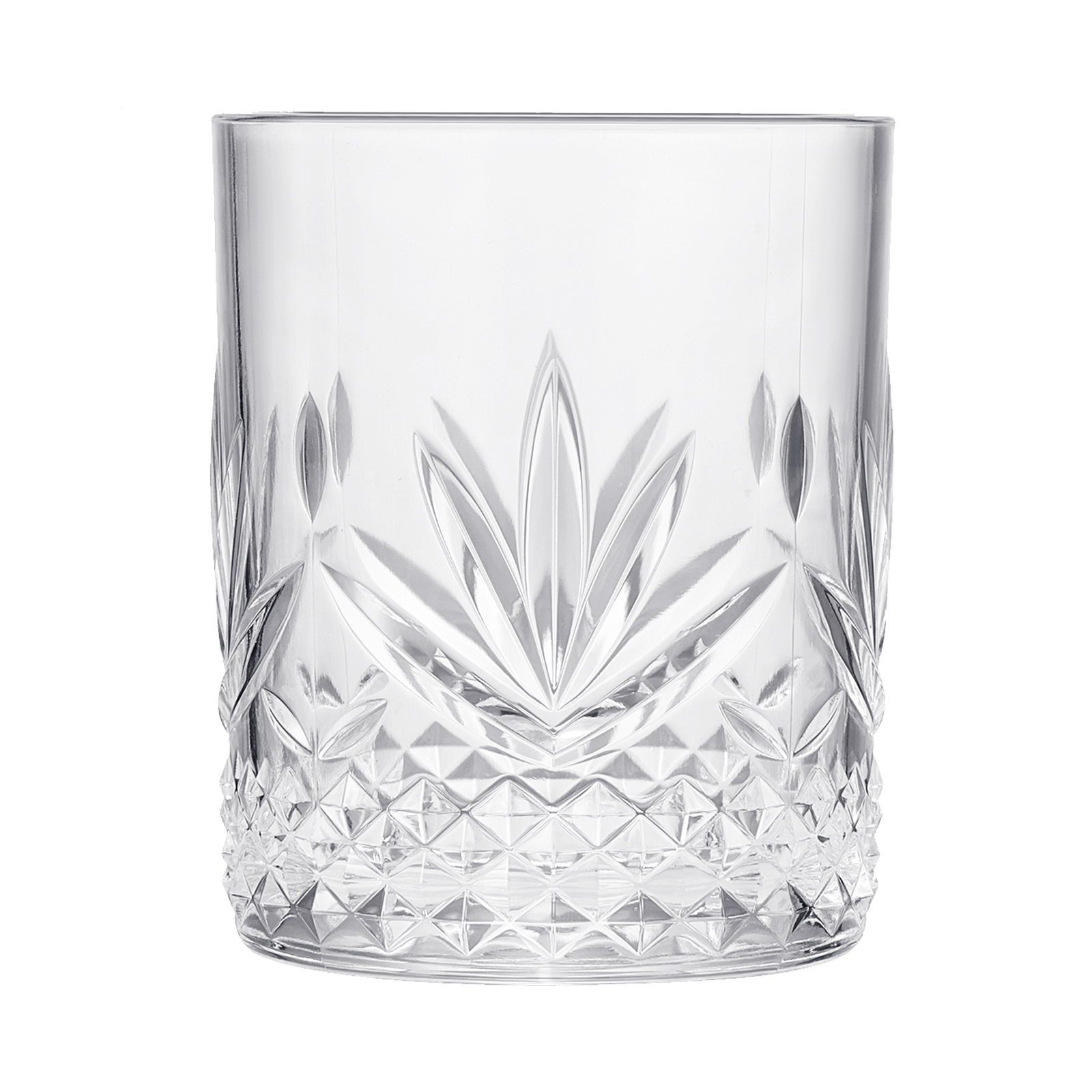Onix Acrylic Crystal Lowball, Set of 4