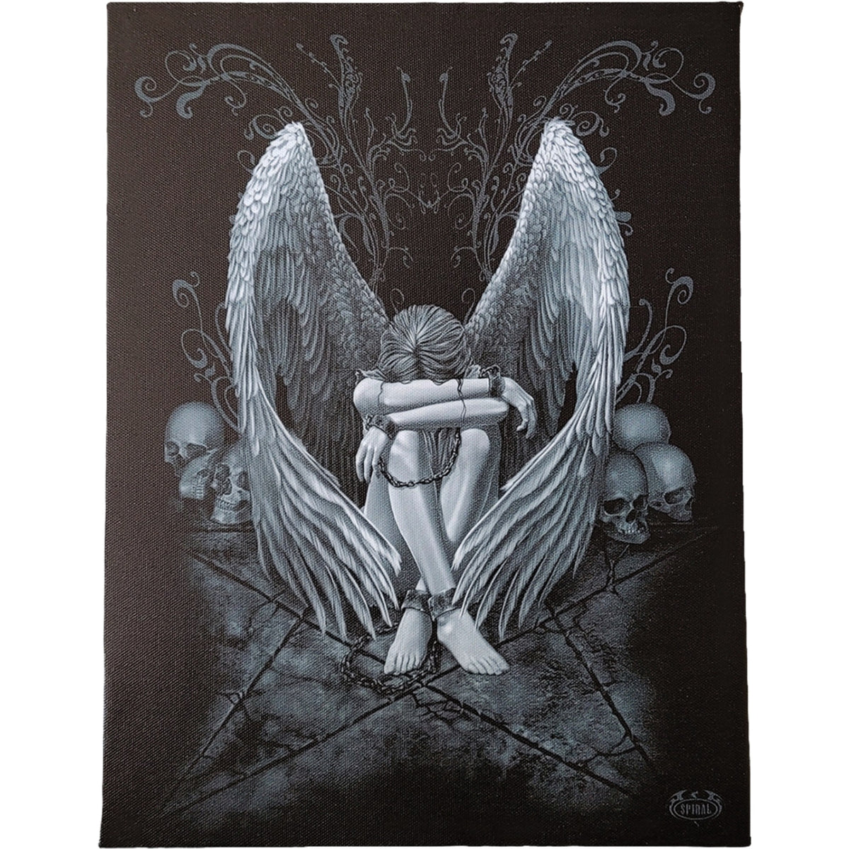 Spiral - Enslaved Angel - Canvas Poster 25X19Cm -