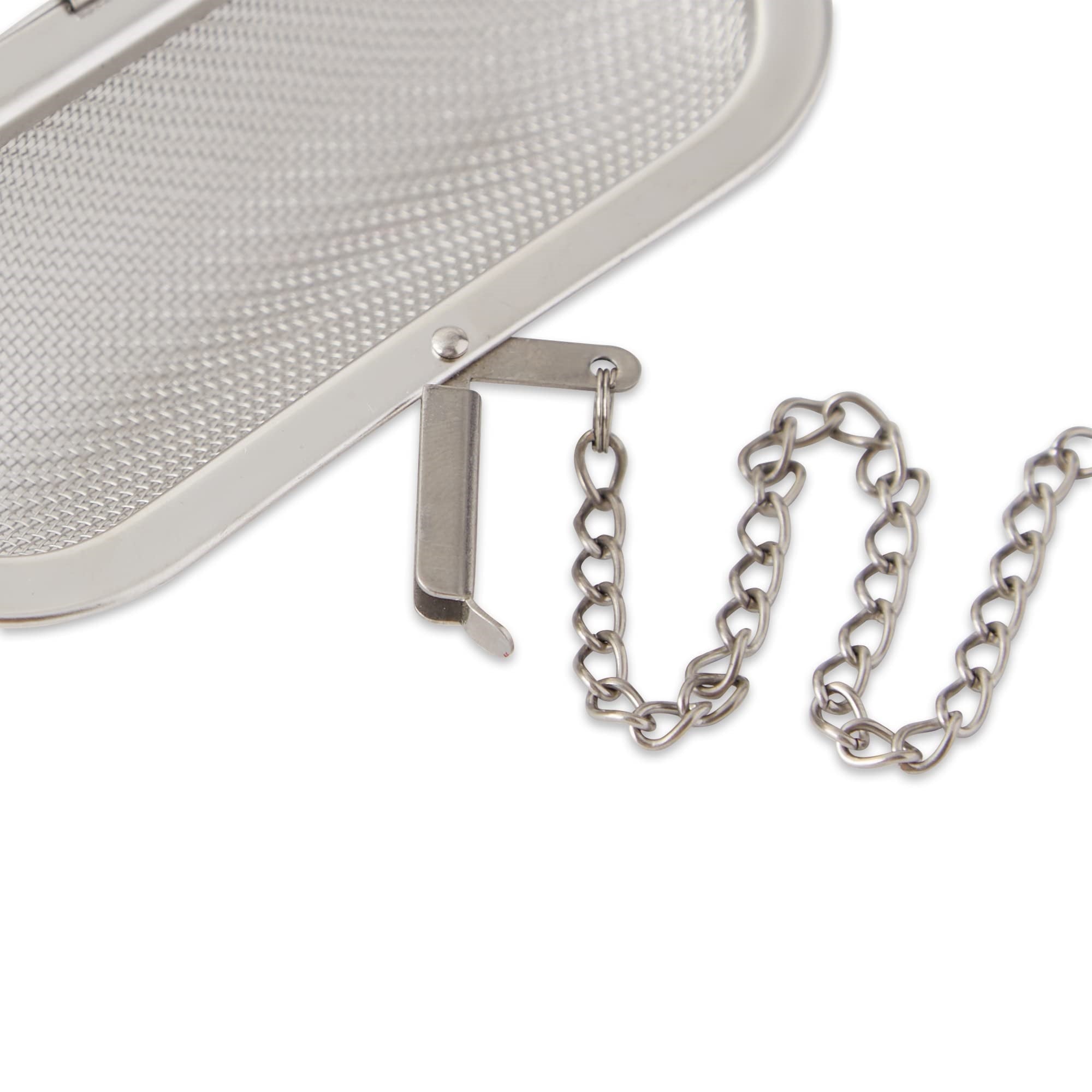 Rsvp International Endurance Kitchen Collection Stainless Steel Mesh Floating Spice Infuser For Soups, Stews Or Large Tea Pot, J