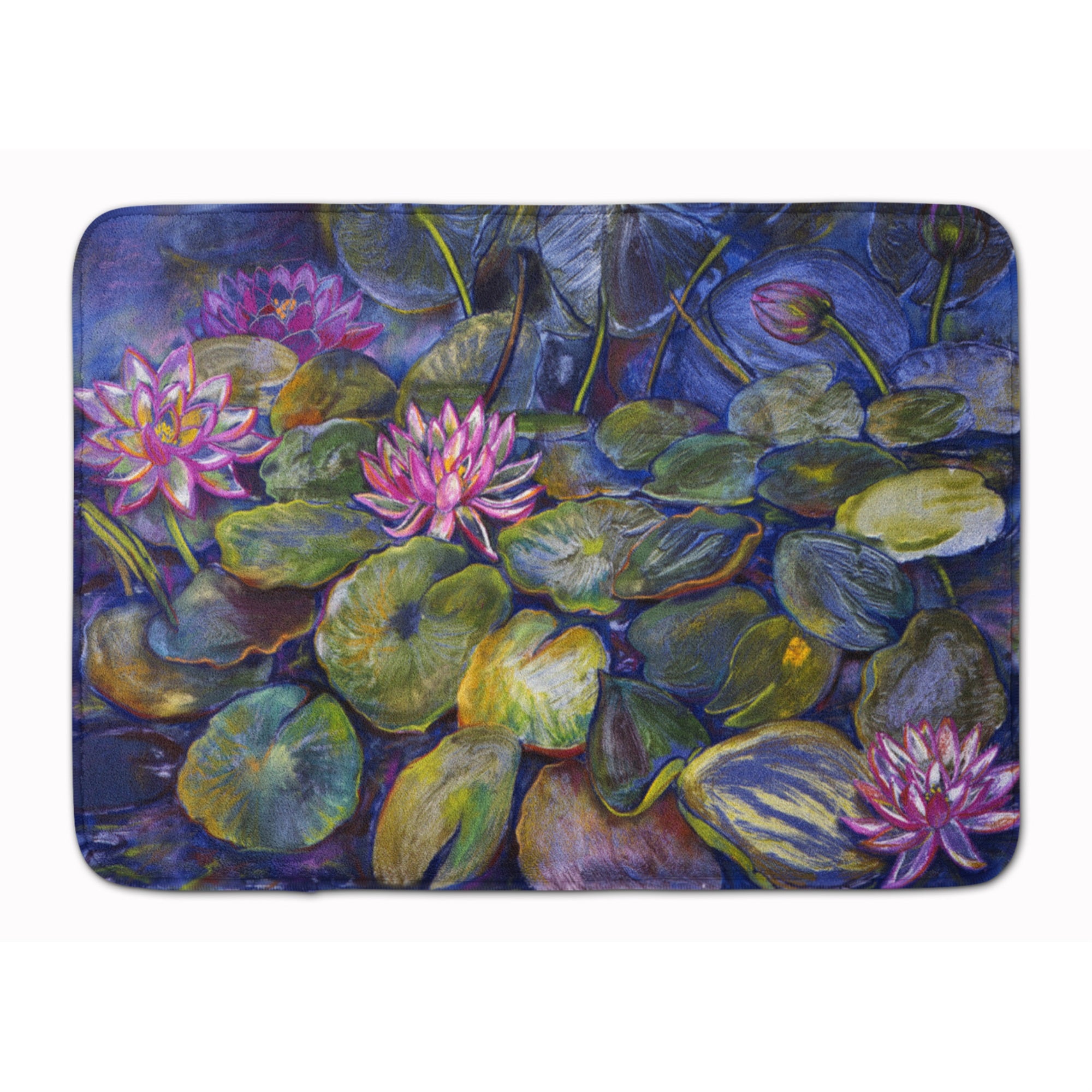 Carolines Treasures Waterlilies by Neil Drury Floor Mat, 19 x 27, Multicolor