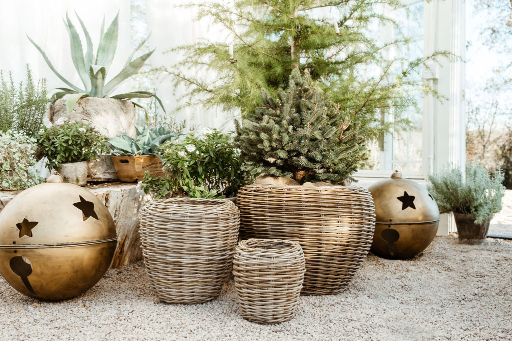 Rattan Garden Baskets
