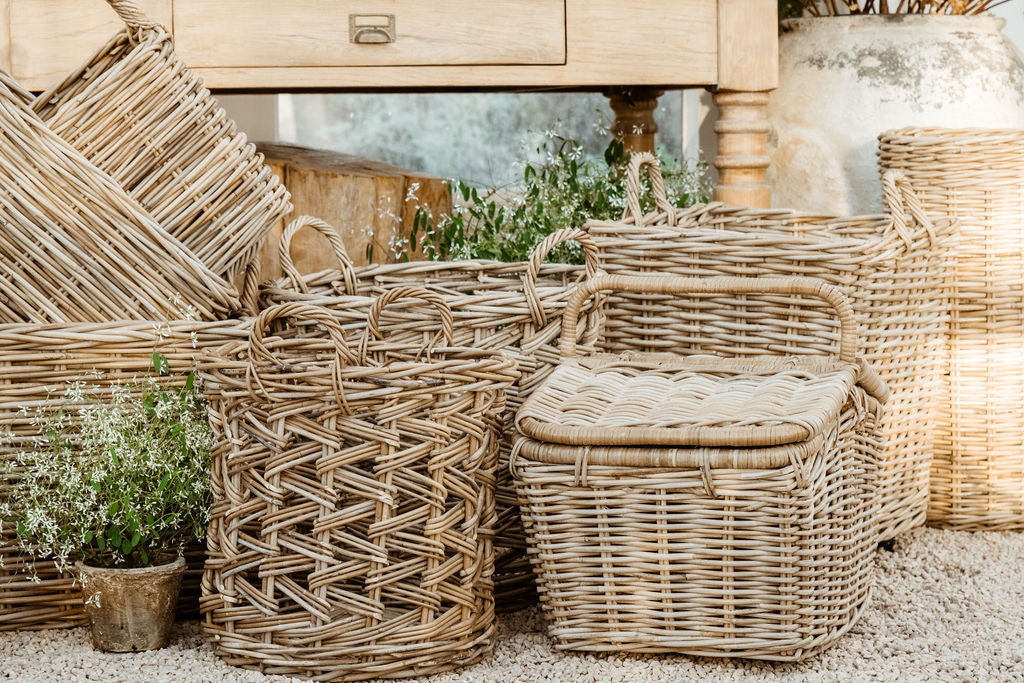 Rattan Picnic Basket