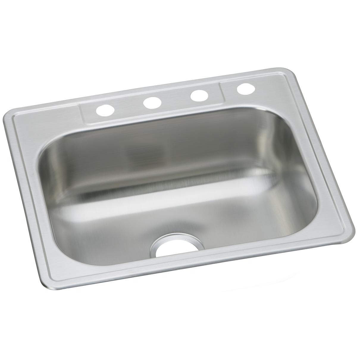Elkay Dayton Stainless Steel 25'' X 22'' X 8-1/16'', Single Bowl Drop-In Sink