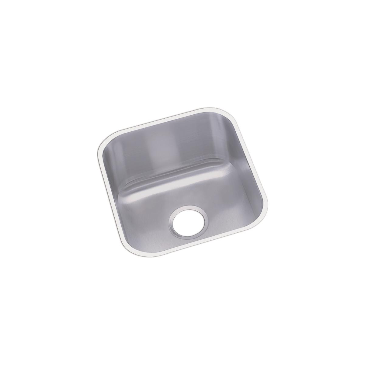 Elkay Dayton Stainless Steel 16-1/2'' X 18-1/4'' X 8'', Single Bowl Undermount Bar Sink