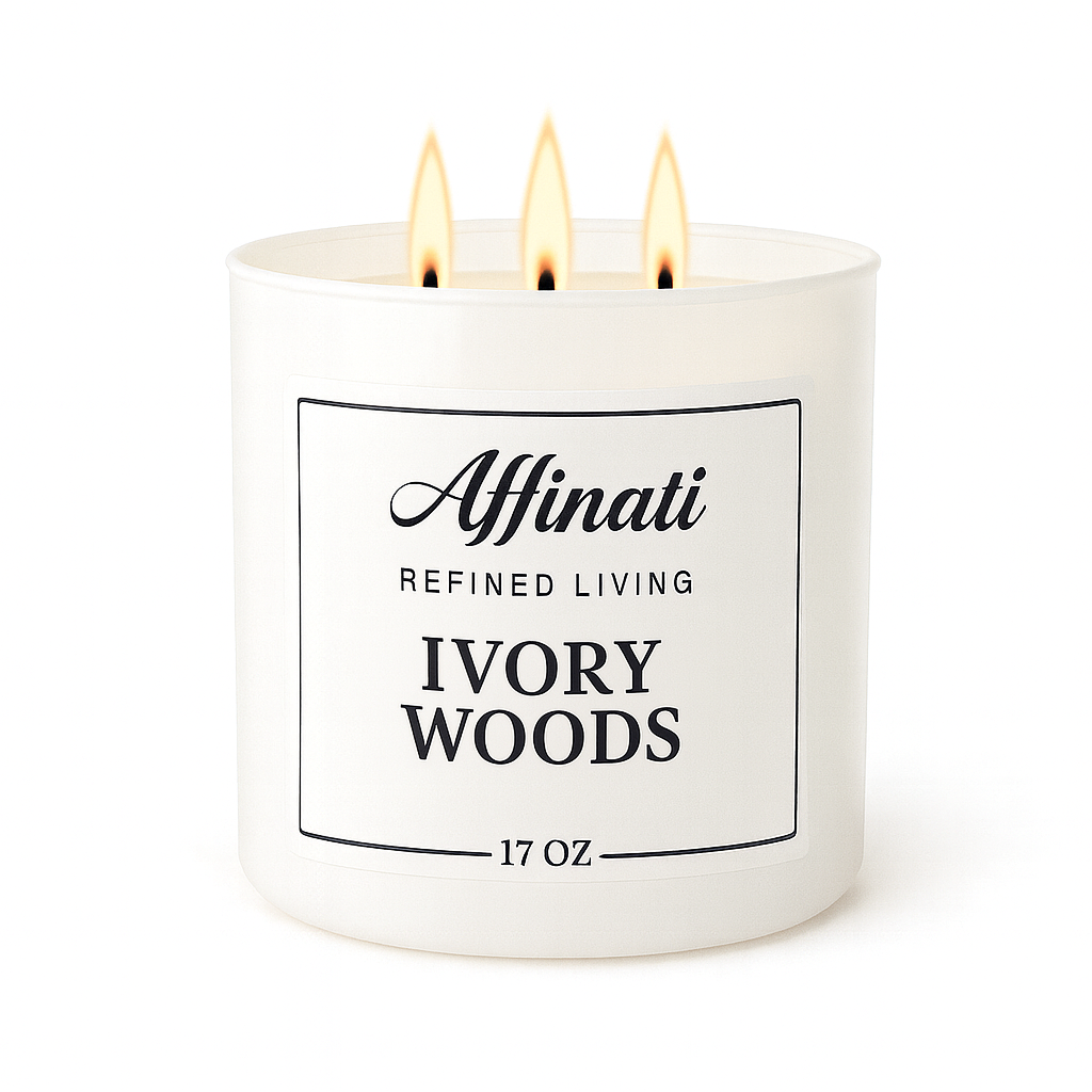 3-Wick Ivory Woods Candle