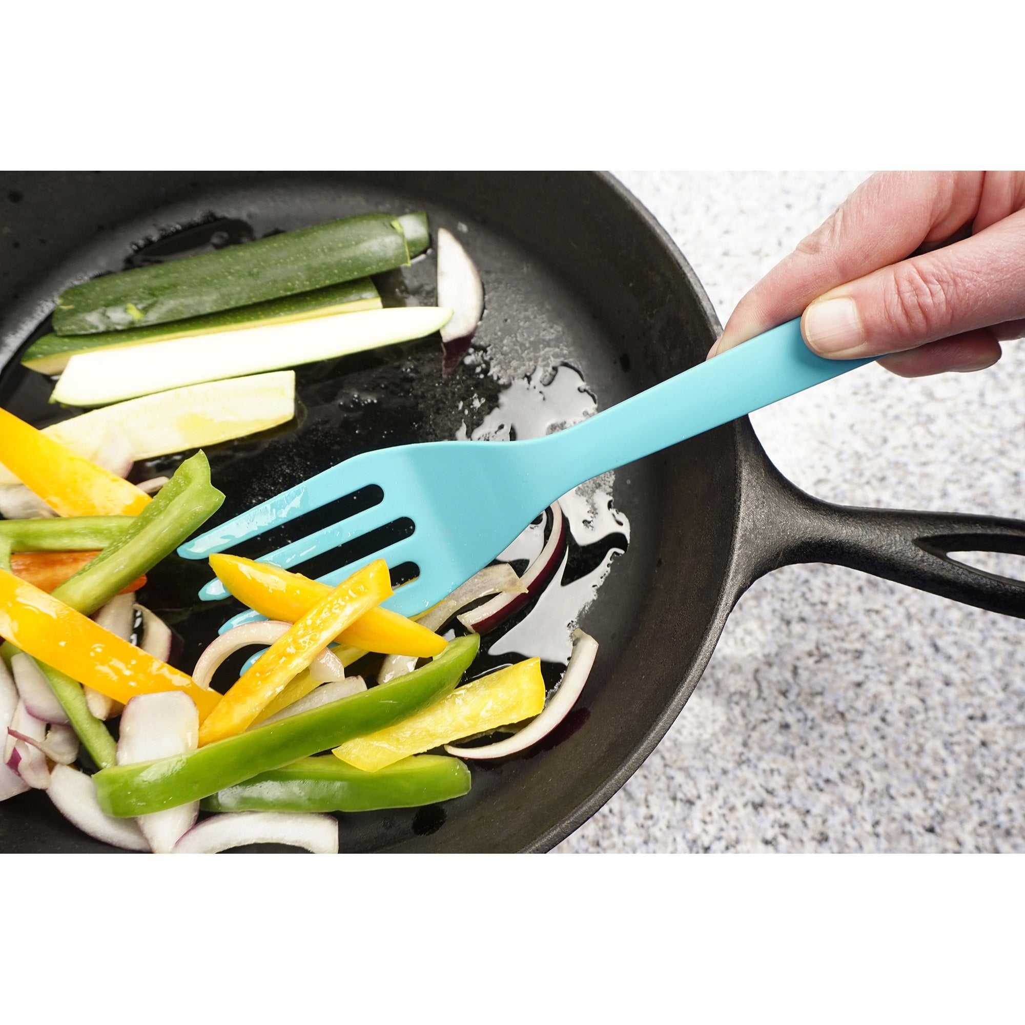 RSVP Silicone Fork - Turquoise