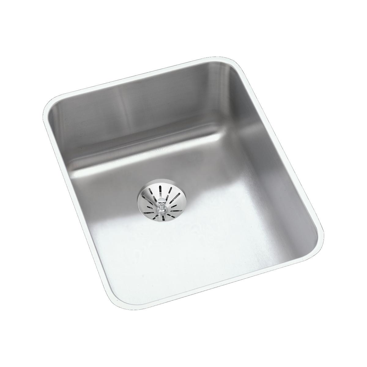 Elkay Lustertone Stainless Steel 16-1/2'' X 20-1/2'' X 5-3/8'', Single Bowl Undermount Ada Sink With Perfect Drain