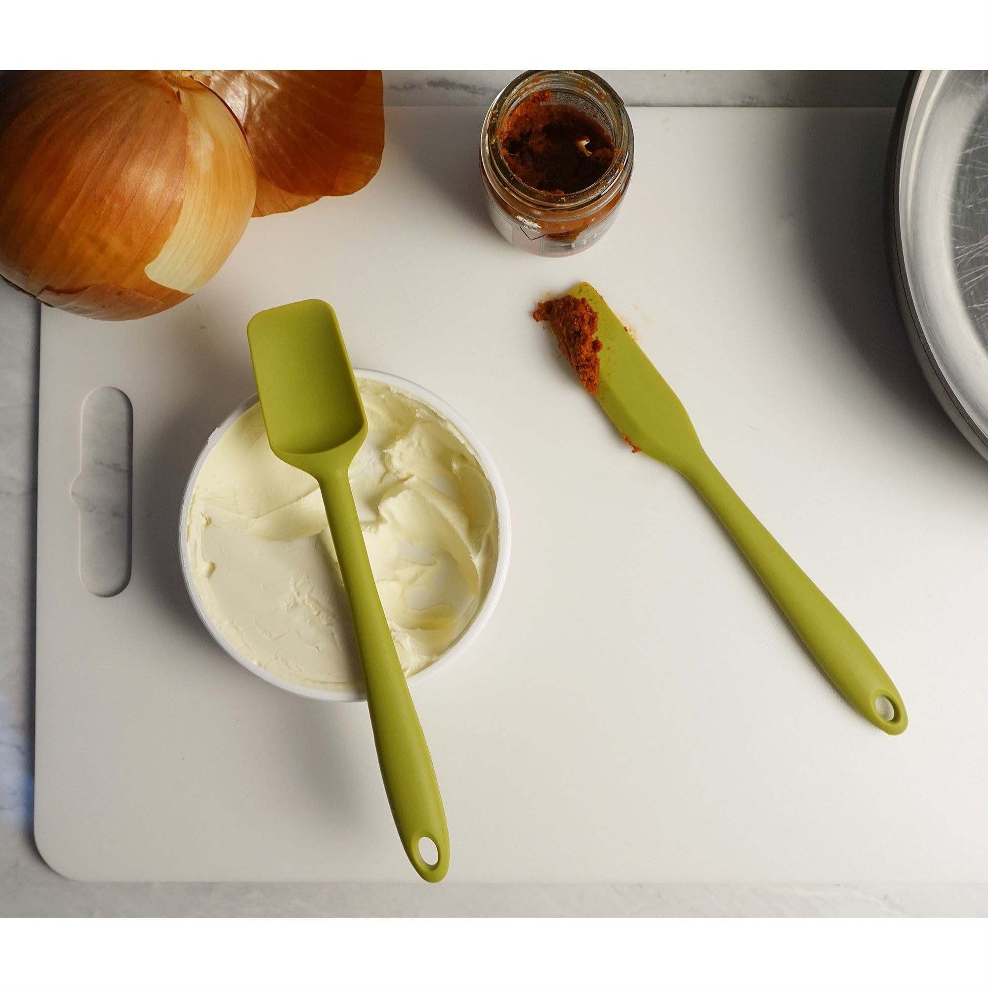 RSVP Ela's Mini Spatula Set/2 - Green