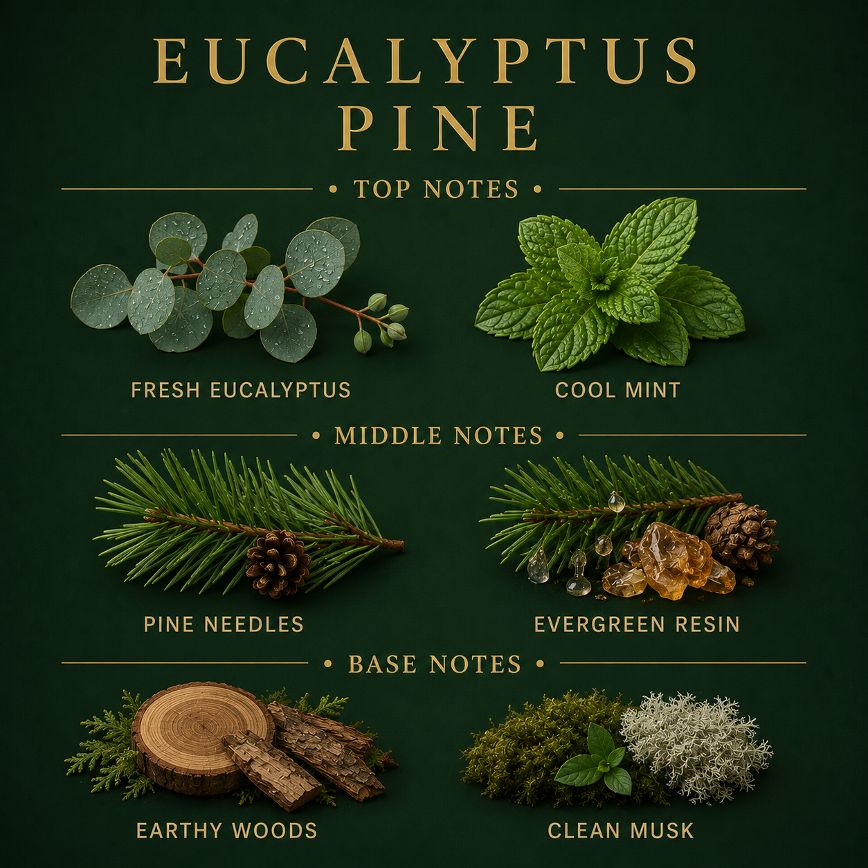 Eucalyptus Pine 3-Wick Candle