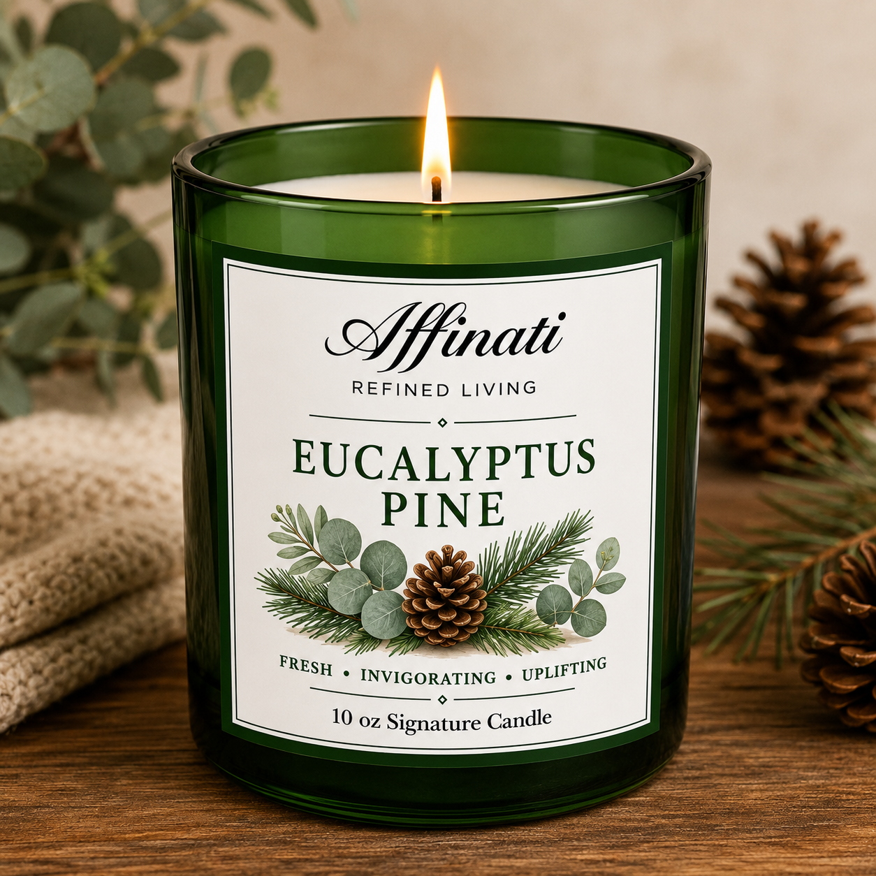 Eucalyptus Pine Signature Candle