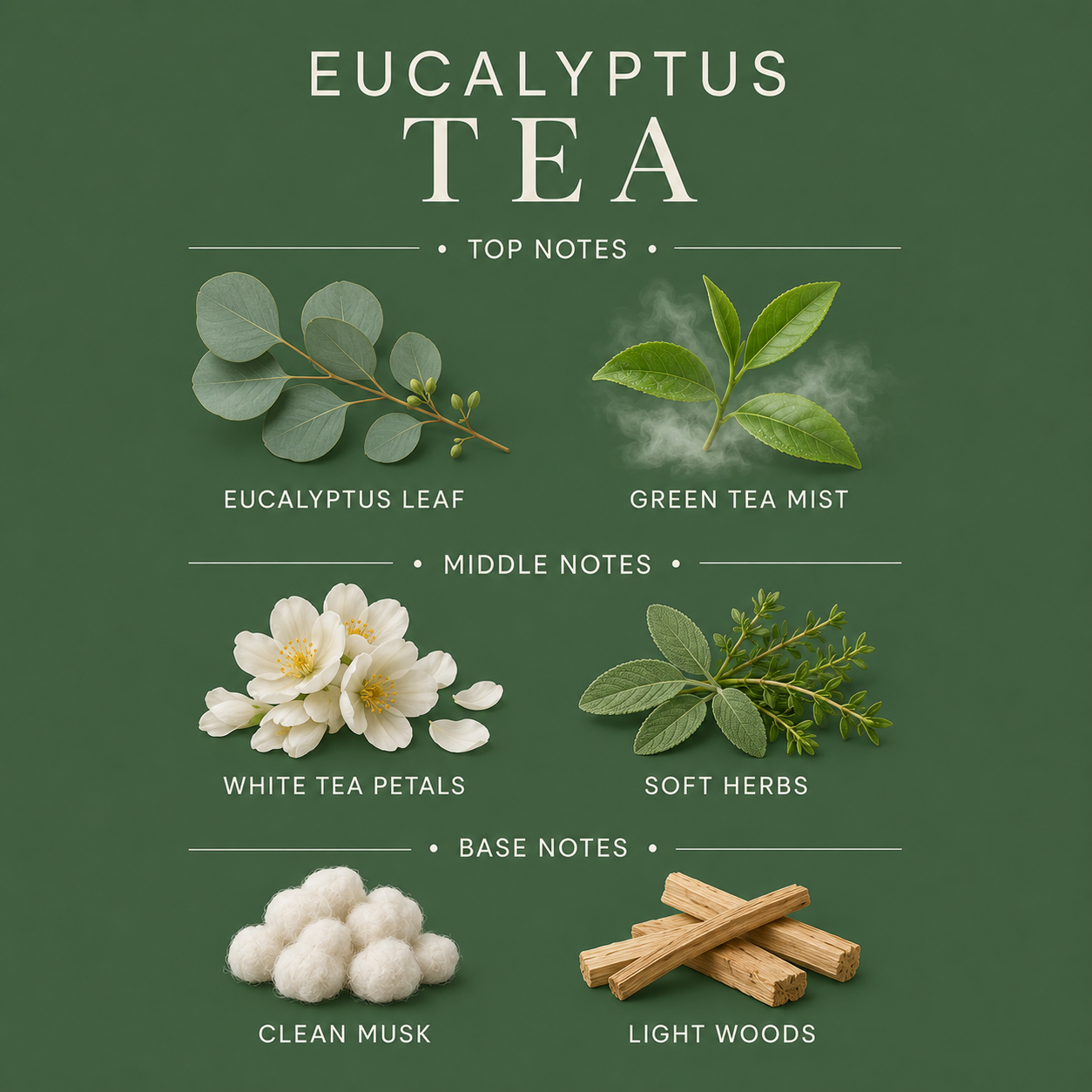 Eucalyptus Tea 3-Wick Candle