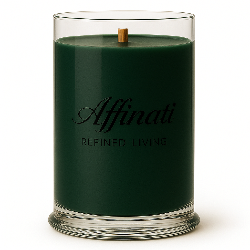Applewood Luxe Wooden Wick Candle – Luxury 21 oz Soy Blend | Affinati