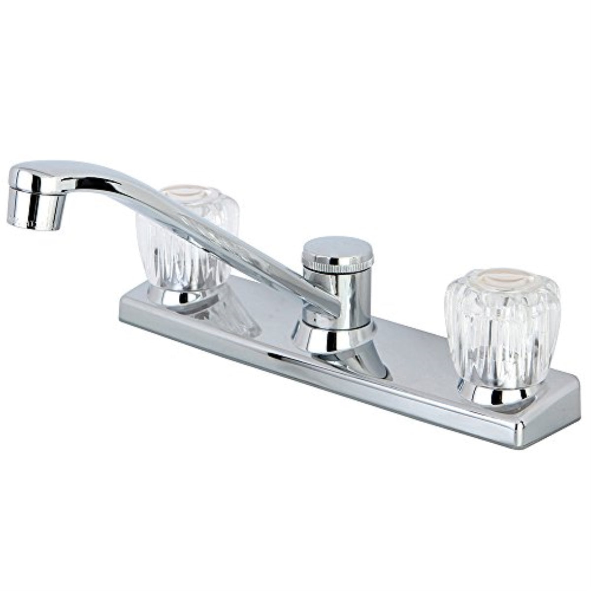 Kingston Brass Fb121 Columbia 8-Inch Centerset Kitchen Faucet, Polished Chrome